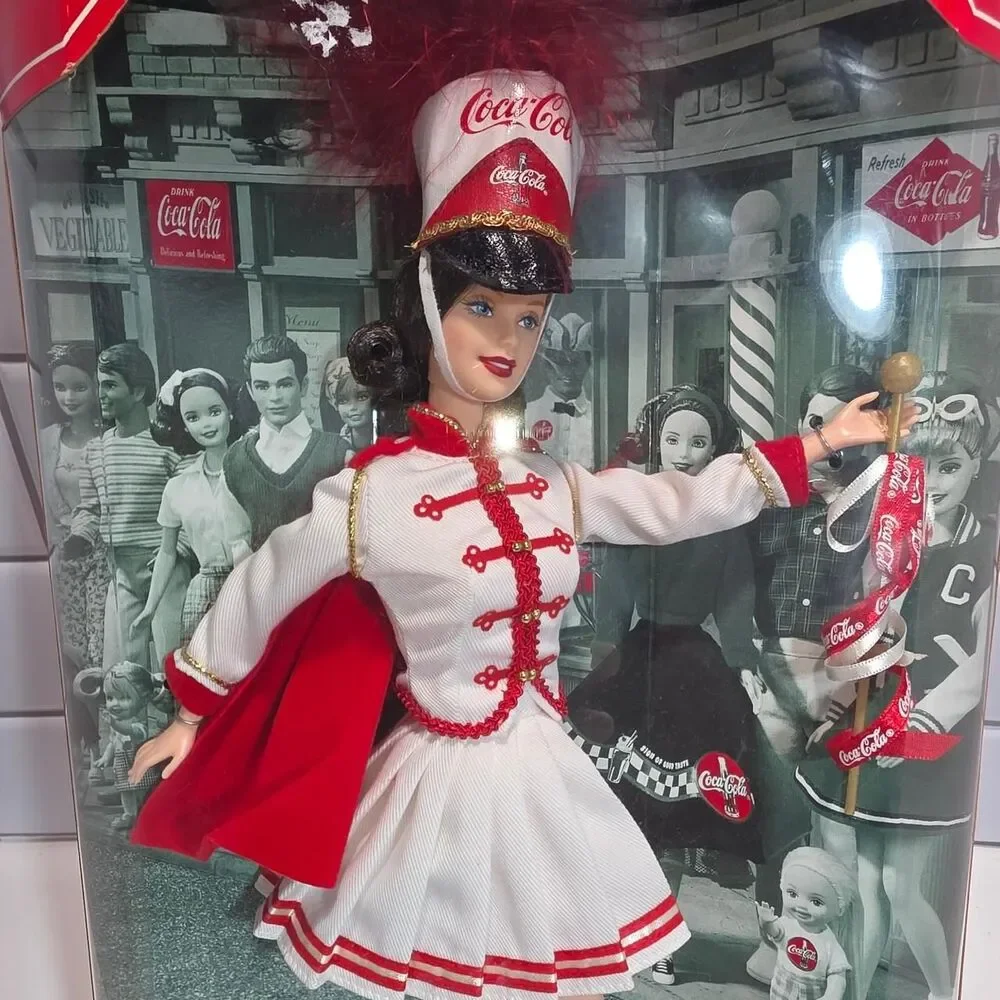 NEW COCA-COLA MAJORETTE BARBIE DOLL COLLECTOR EDITION 2001 MATTEL #53974